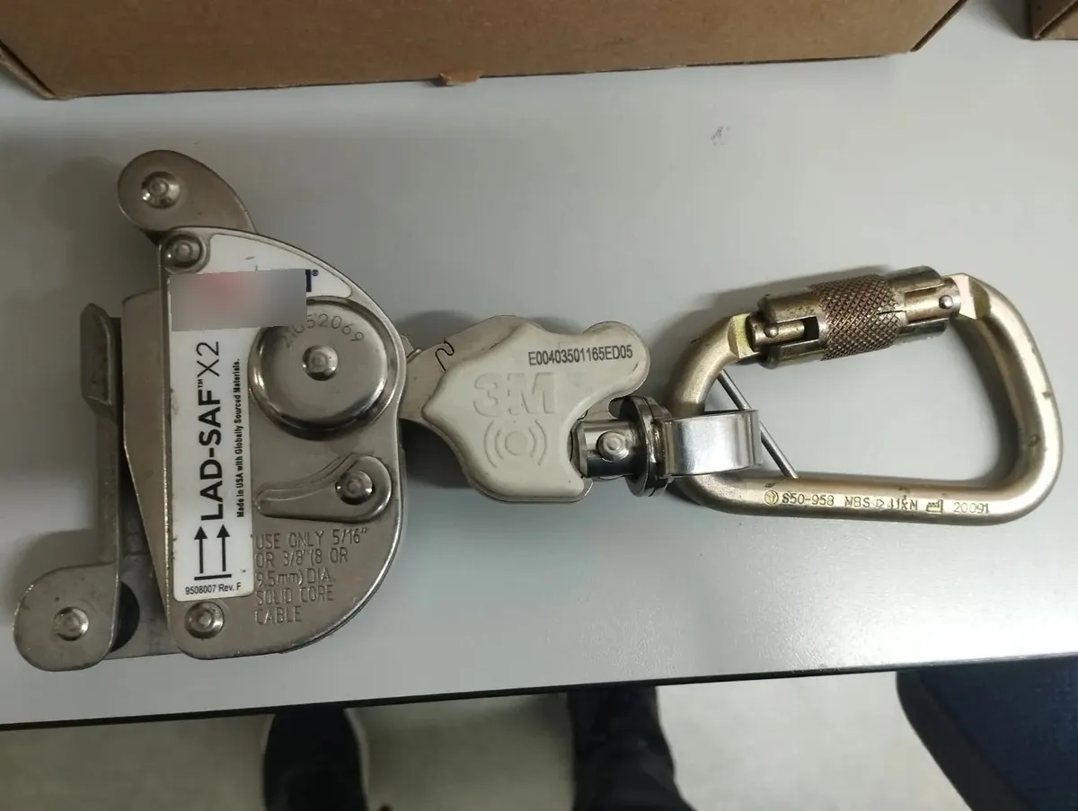 Freno Anticaídas Lad-saf X2 Para Cable De 3/8
