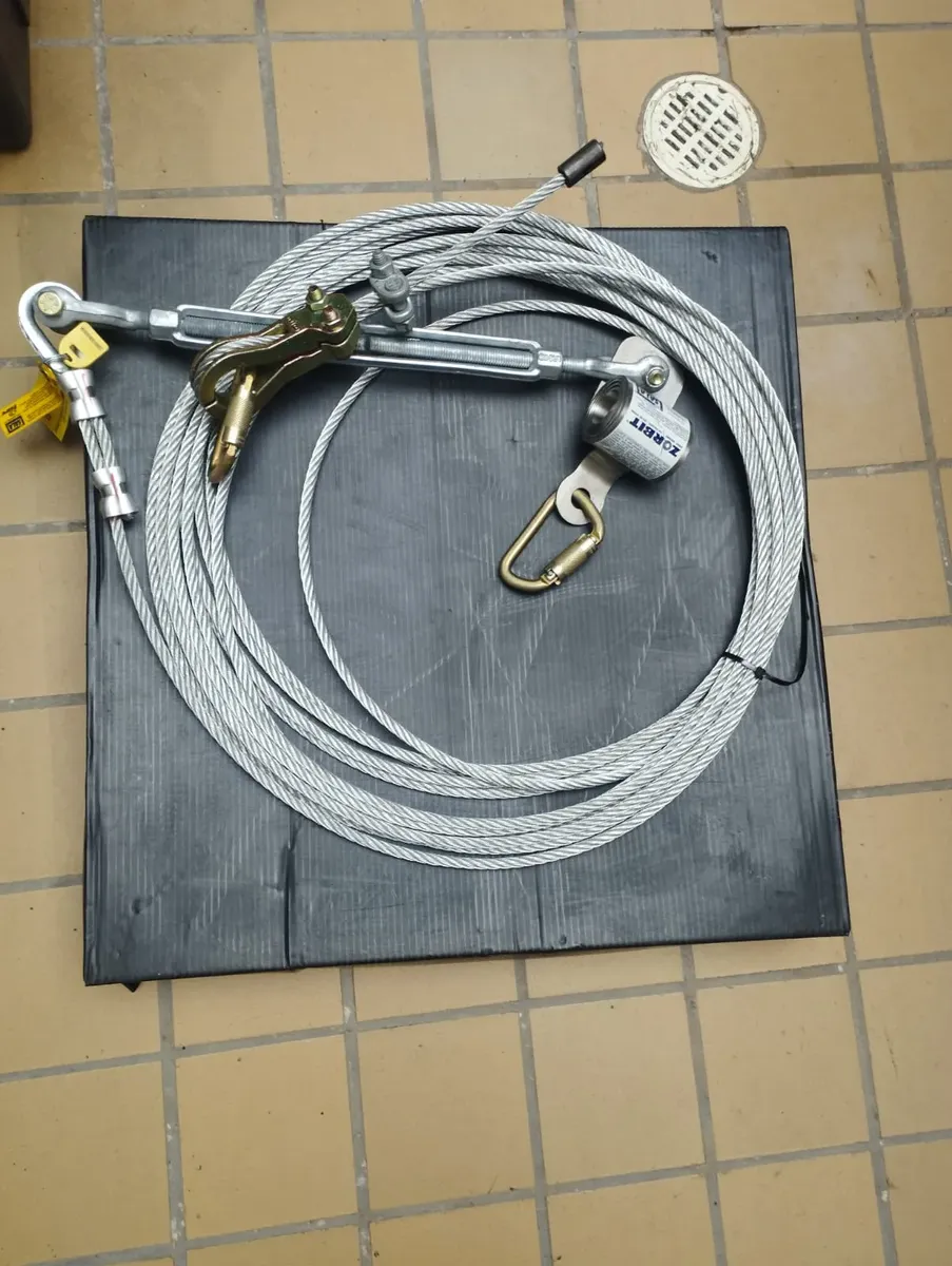 Sistema Cuerda De Rescate Horizontal 3mtm Dbi-sala 20 Mt